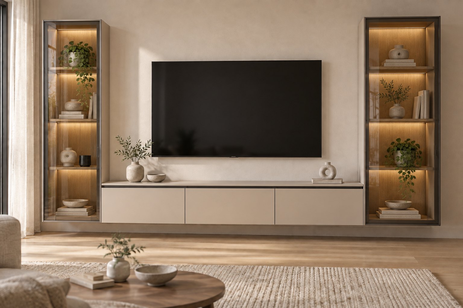 Ölçüye özel TV ünitesi